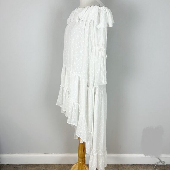 Misa Los Angeles White High Low Dress - Picture 4 of 6